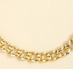 1" Width Acrylic Curb Chain Belt