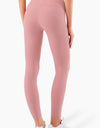 High Waist Seamless Ankle-Length Yoga Leggings