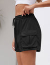 Drawstring Elastic Waist Shorts with Pockets