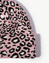 Leopard Pattern Cuffed Beanie