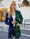 Leopard Button Down Longline Cardigan