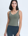 V Neck Active Tank