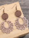 Geometric Cutout Dangle Earrings