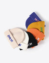 COME ON Embroidered Cuff Knit Beanie