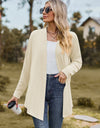 Open Front Long Sleeve Cardigan