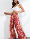 Printed High-Rise Tied Culottes