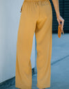 High Waist Wide Leg Pants with Pockets