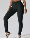 Wide Waistband Slim Fit Long Sports Leggings