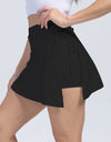 Tied High Waist Active Shorts