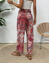 Printed Wide Leg Pants