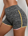 Heathered Wide Waistband Shorts