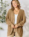 Basic Bae Full Size Ribbed Cocoon Cardigan