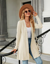 Long Sleeve Open Front Cardigan