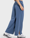 Slit Wide Leg Active Pants