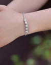 5 Carat Moissanite Lobster Clasp Bracelet