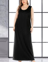 Plus Size Scoop Neck Maxi Tank Dress