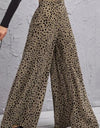 Animal Print High-Rise Culottes