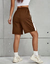 Drawstring Elastic Waist Shorts