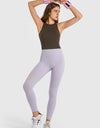 High Waist Ankle-Length Yoga Leggings