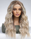 13*2" Lace Front Wigs Synthetic Long Wave 24'' 150% Density