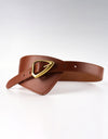 Irregular PU Leather Belt