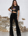 High Waist Bootcut Pants