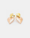 Stainless Steel Double Heart Earrings