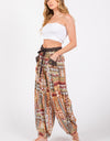 SAGE + FIG High-Rise Balloon Bohemian Print Pants