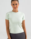 Round Neck Short Sleeve Sports T-Shirt