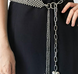 CCB Bead Heart Charm Belt