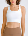 Double Take Square Neck Racerback Cropped Tank