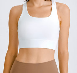 Double Take Square Neck Racerback Cropped Tank
