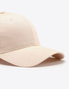 Plain Adjustable Cotton Baseball Cap