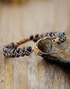 Handmade Heart Shape Natural Stone Bracelet