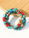 Layered Turquoise Bracelet