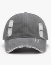 Distressed Adjustable Cotton Baseball Cap