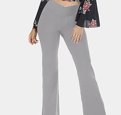V-Waist Bootcut Long Pants
