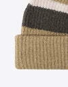 Tricolor Cuffed Knit Beanie