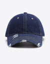 Distressed Adjustable Baseball Cap