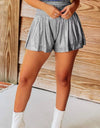 Smocked High Waist Shorts