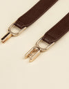 Alloy Buckle Elastic Belt