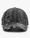 Distressed Adjustable Cotton Baseball Cap