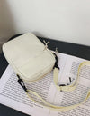 Wide Strap Polyester Crossbody Bag