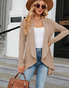 Open Front Long Sleeve Cardigan