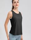 Wide Strap Round Neck Active Tank