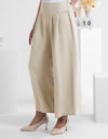 Wide Leg Elastic Waist Pants