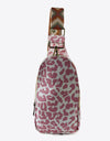 Printed PU Leather Sling Bag