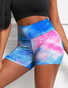 Wide Waistband High Waist Yoga Shorts