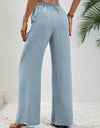 Wide Leg Drawstring Pants