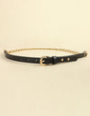 PU Leather Chain Belt